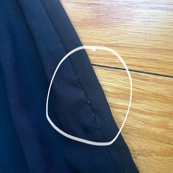 ARITZIA Babaton Lincoln Black Wide Leg High Waisted Trouser Pants Size 10 - Picture 8 of 8